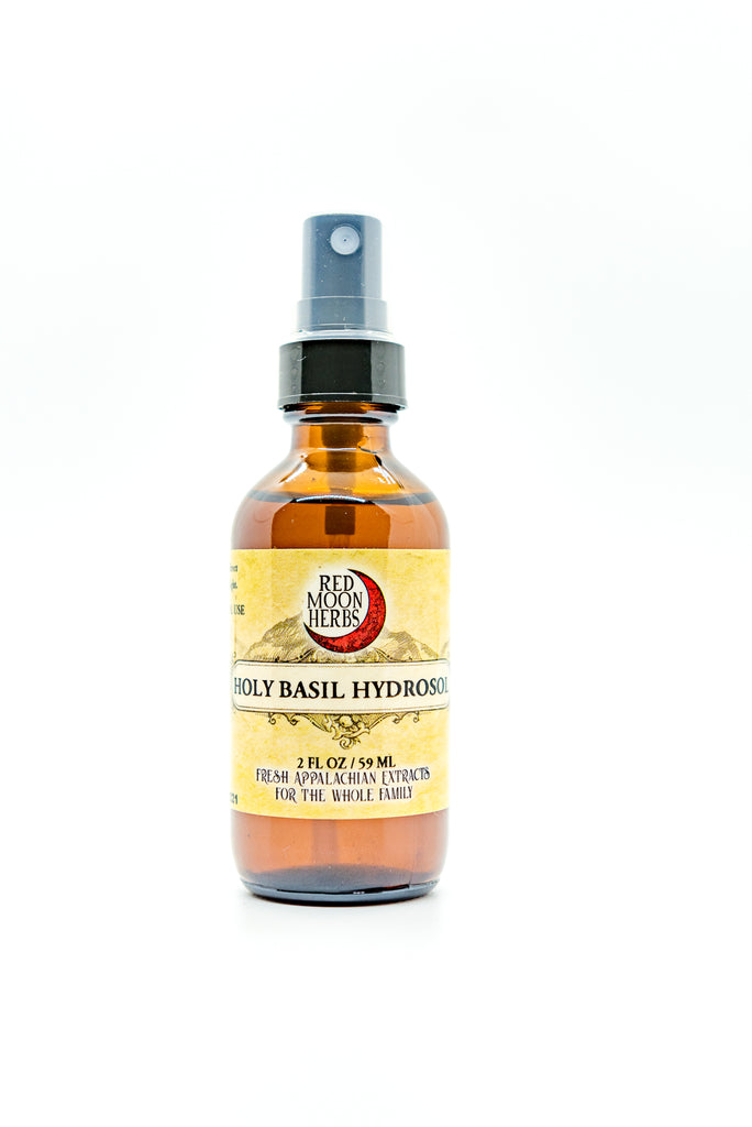 Organic Holy Basil Tulsi Herbal Hydrosol Facial, Body, Space Mist