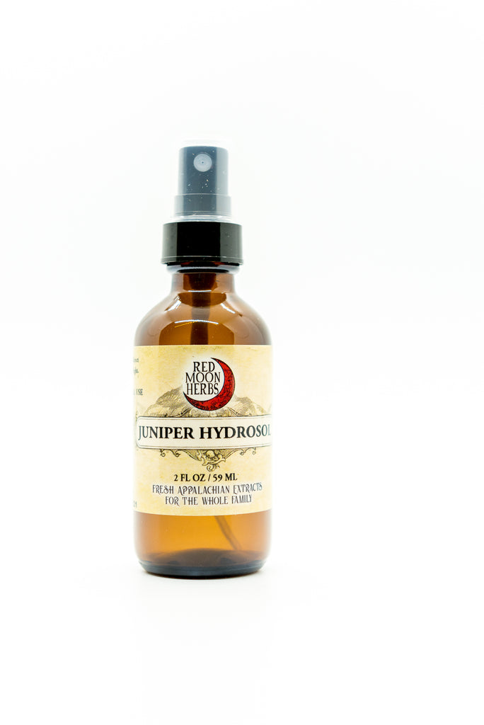 Organic Juniper (Juniperus spp.) Herbal Hydrosol Facial, Body, Space Mist