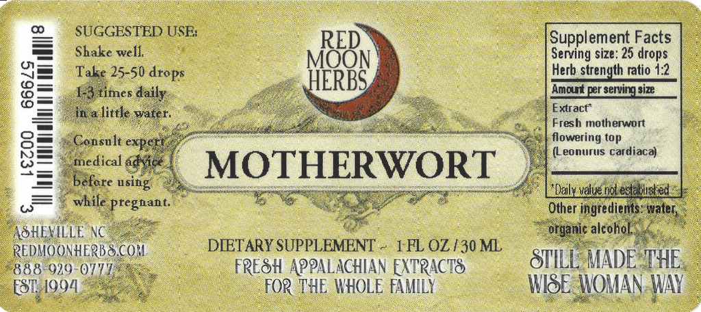 Motherwort (Leonurus cardiaca) Herbal Extract Suggested Dosage and Supplement Facts