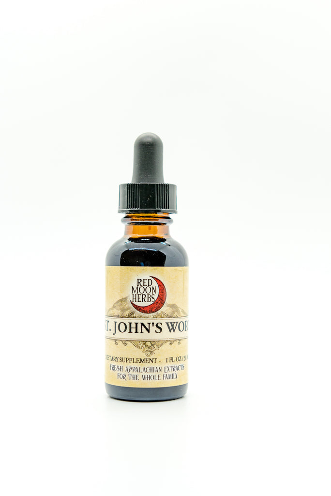 St. John's Wort (Hypericum perforatum/punctatum) Herbal Extract for Nerves, Viruses, Depression, Sore Muscles, and Immune Health