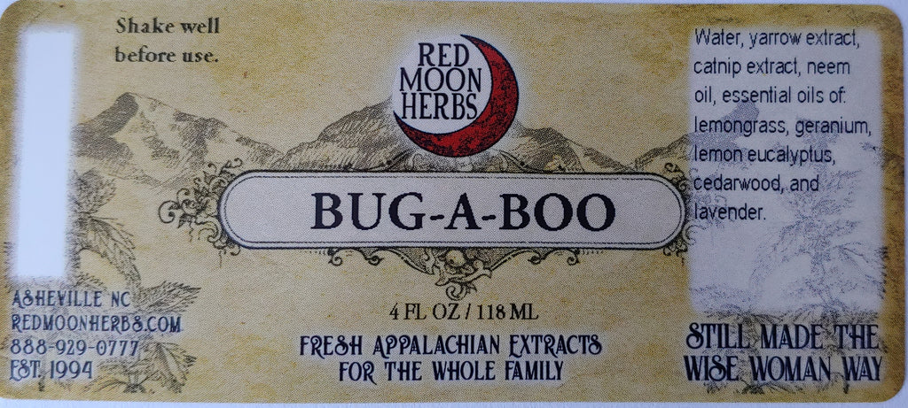 Bug-a-Boo Herbal Insect Repellent Bug Spray Ingredients