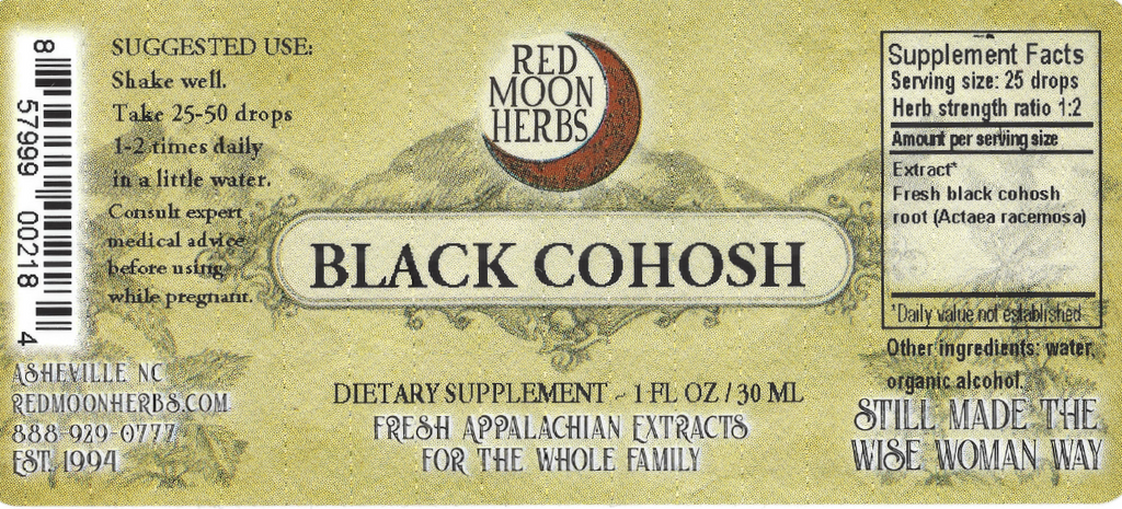 Black Cohosh (Actaea racemosa) Suggested Dosage and Supplement Facts