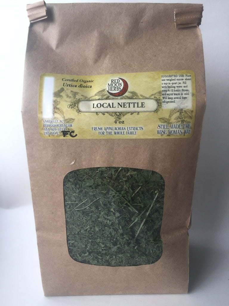 Nettle (Urtica dioica) Dried Tea Herb for Allergies, Adrenals, and Wellness