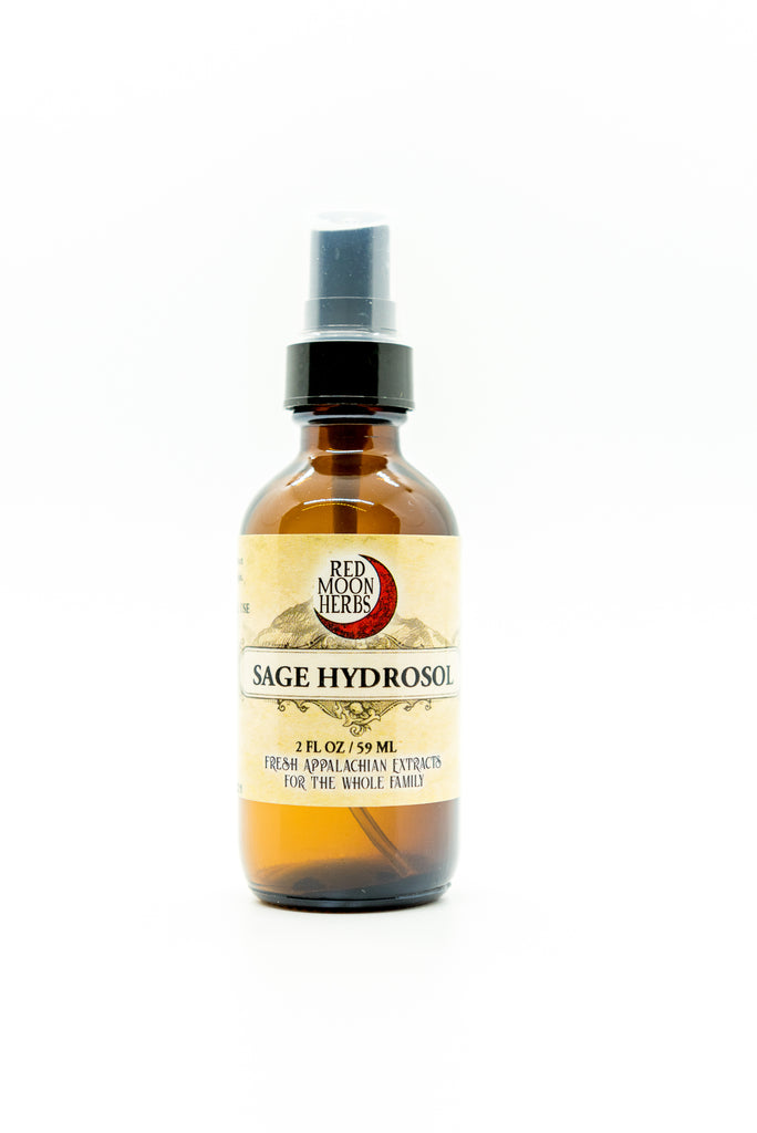 Organic Sage (Salvia officinalis) Herbal Hydrosol Facial, Body, Space Mist