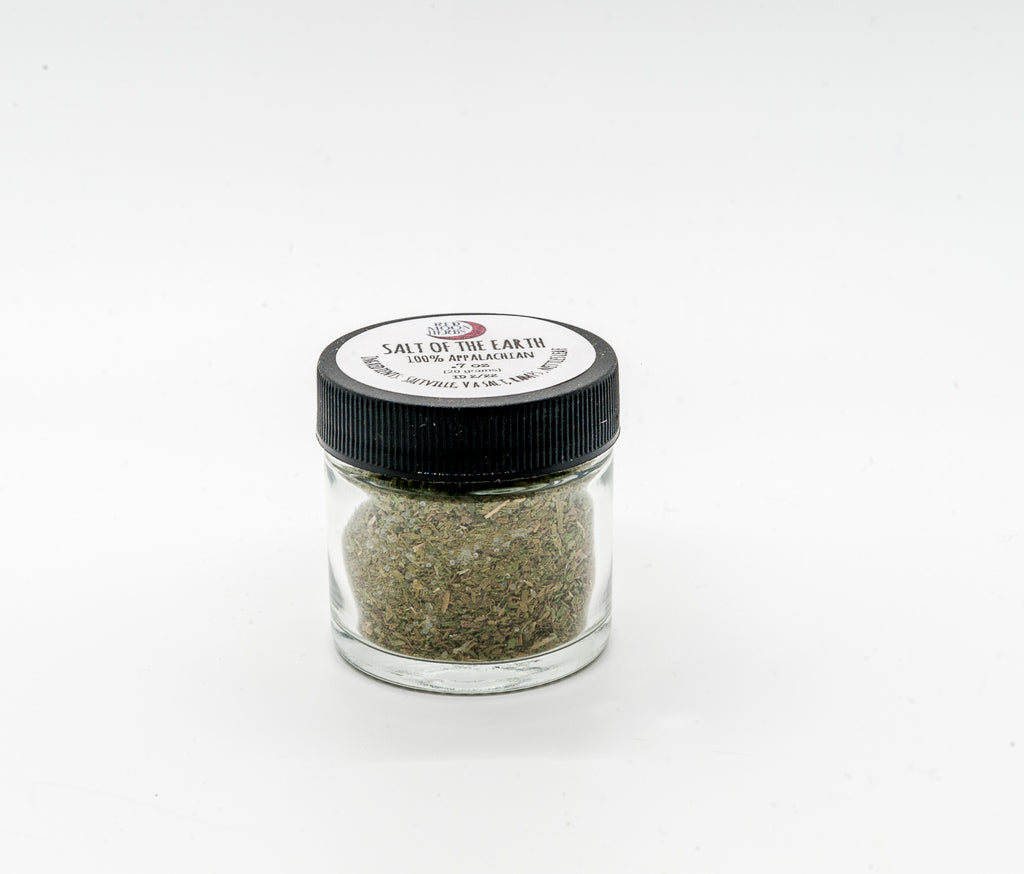 Salt of the Earth Herbal Finishing Salt with Saltville Salt, Ramps, Nettle Leaf