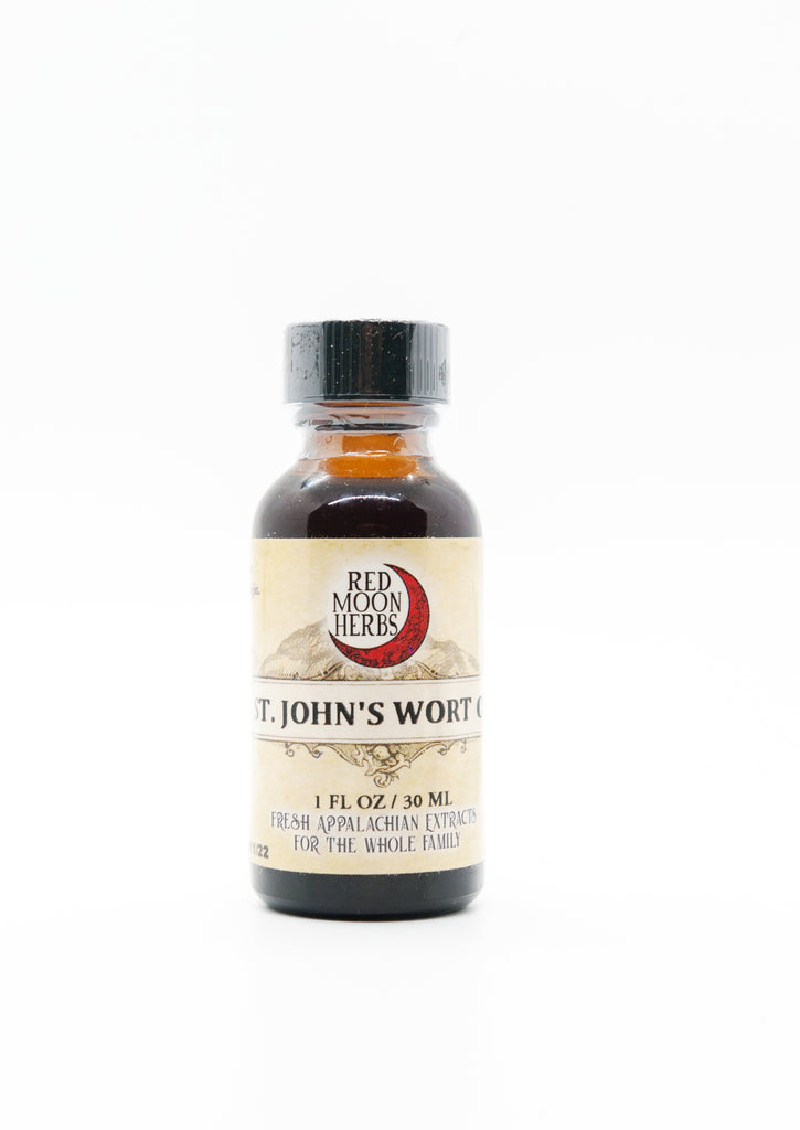 St. John's Wort Herbal Oil for Massage, Sore Muscles, Sunscreen, and Viruses