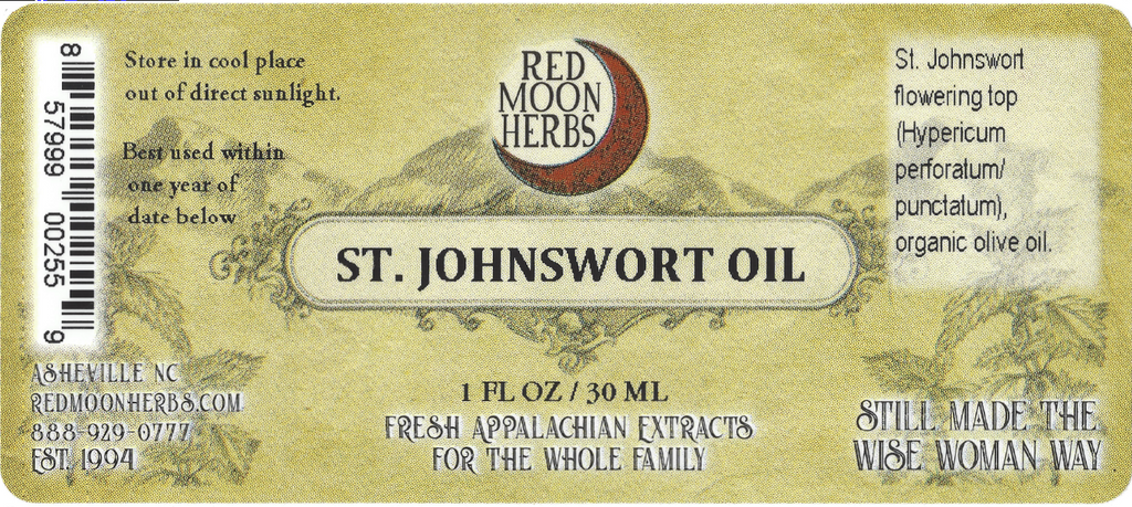 St. John's Wort (Hypericum perforatum/punctatum) Herbal Oil Suggested Uses and Ingredients