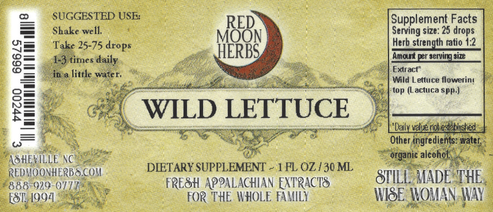 Wild Lettuce (Lactuca spp.) Herbal Extract Suggested Dosage and Supplement Facts